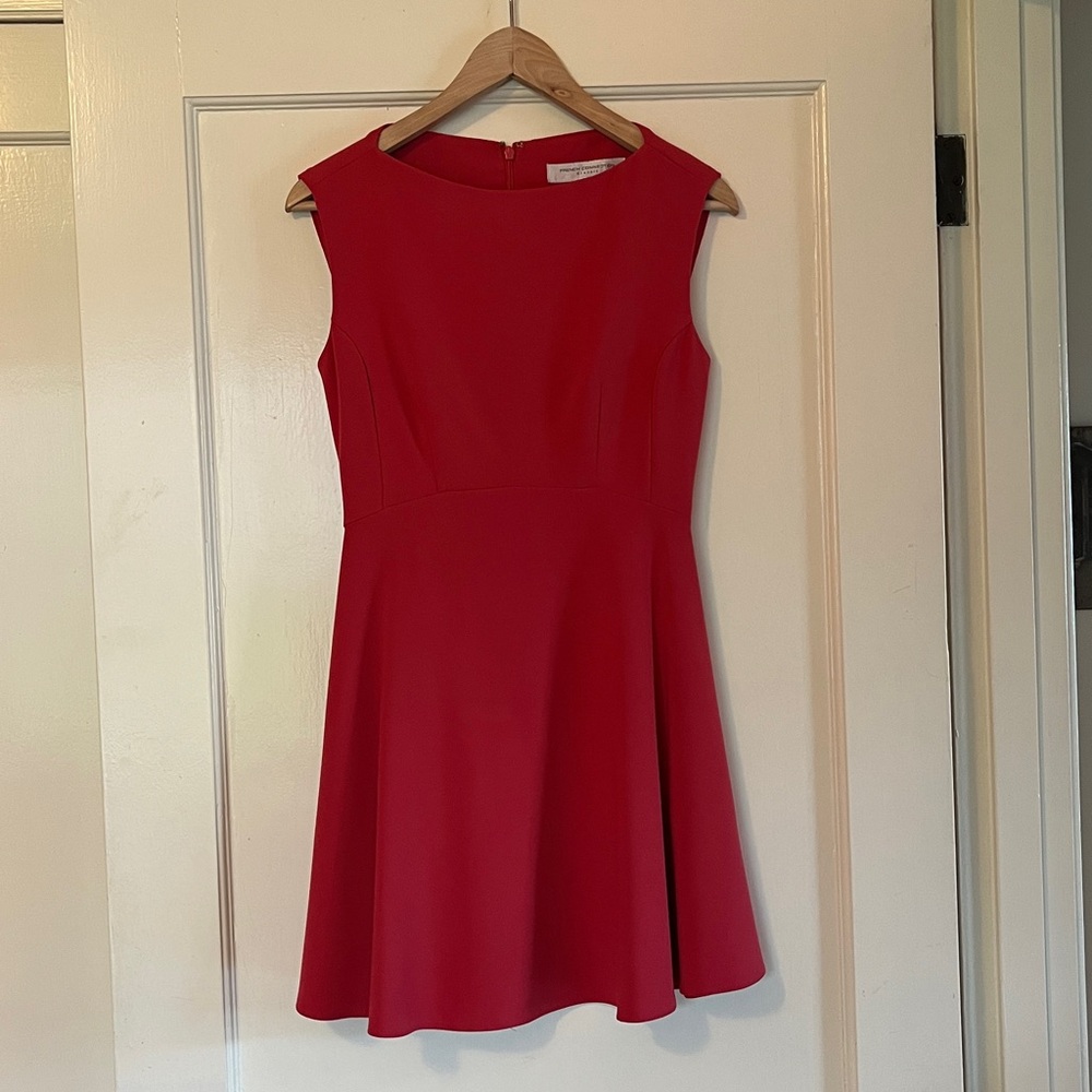 French Connection | Whisper Rush Classic Sleeveless Mini Dress | Red | 6